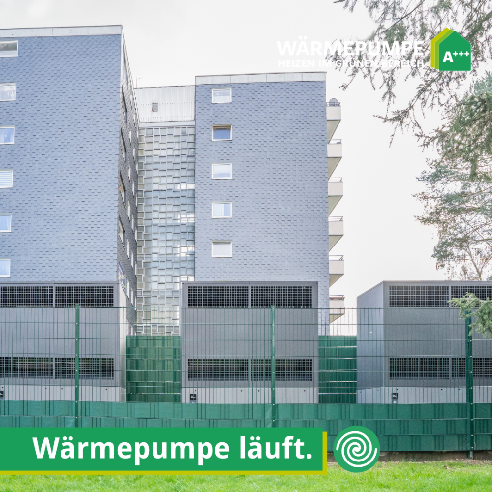 Referenzobjekt: Dimplex Wärmepumpen statt Öl in einem Hochhaus aus den 1960ern