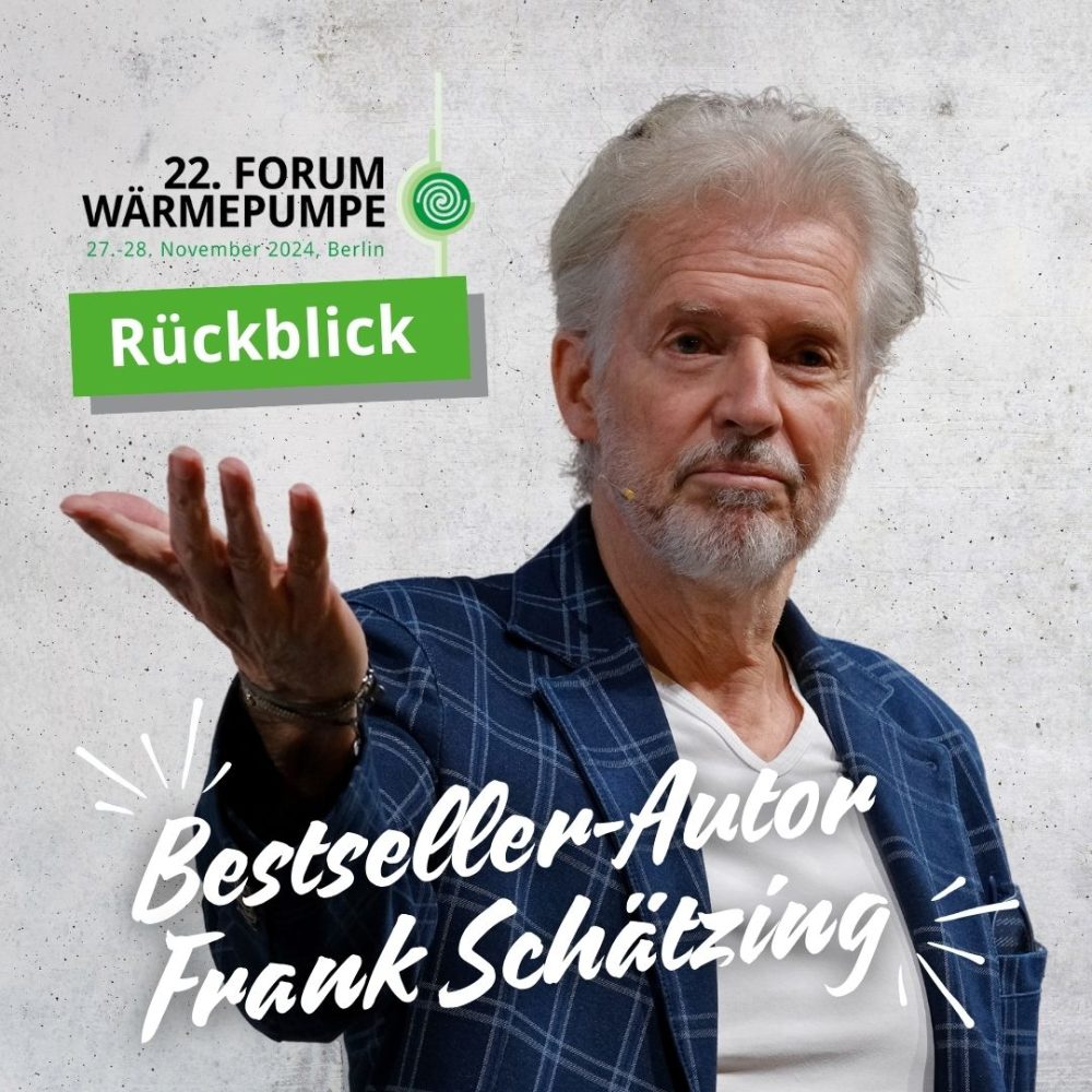 Wärmepumpe meets Frank Schätzing