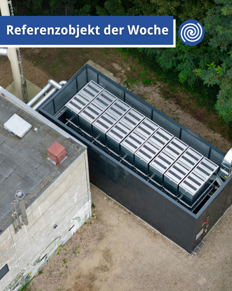 Heizhaus in Erkner auf Großwärmepumpen umgestellt
