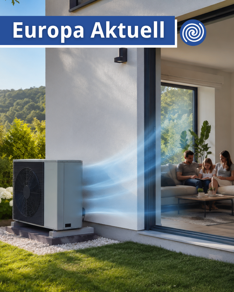 Europa Aktuell: Kühlen mit der Wärmepumpe