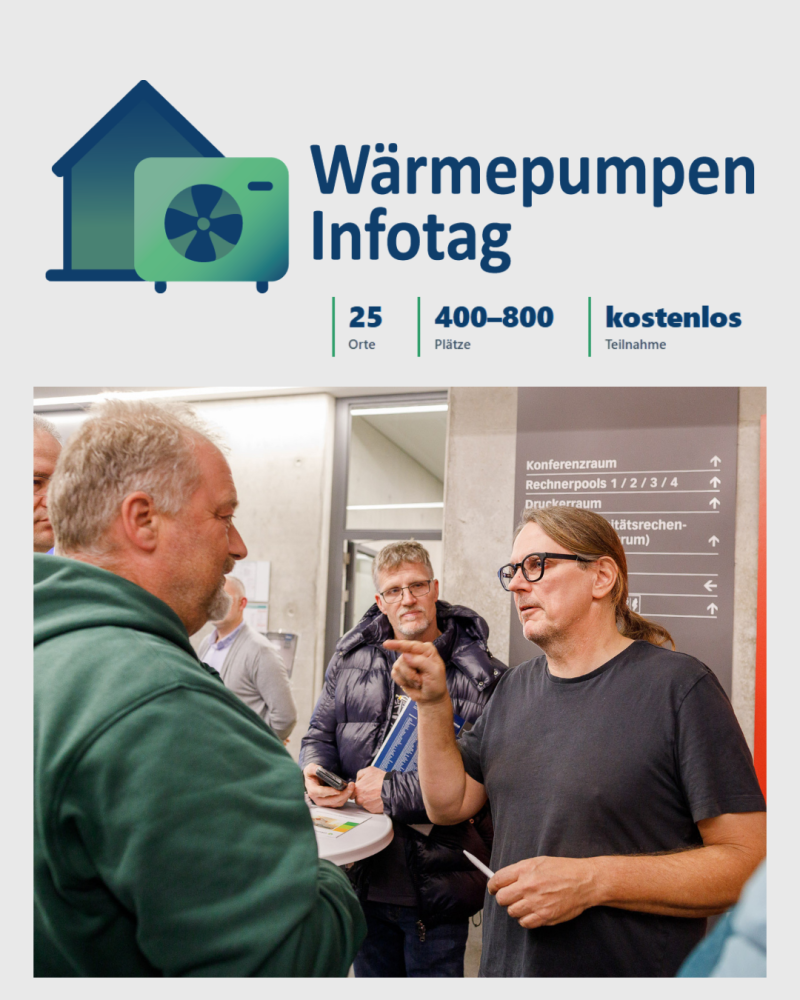 Wärmepumpen-Infotage 2026/27