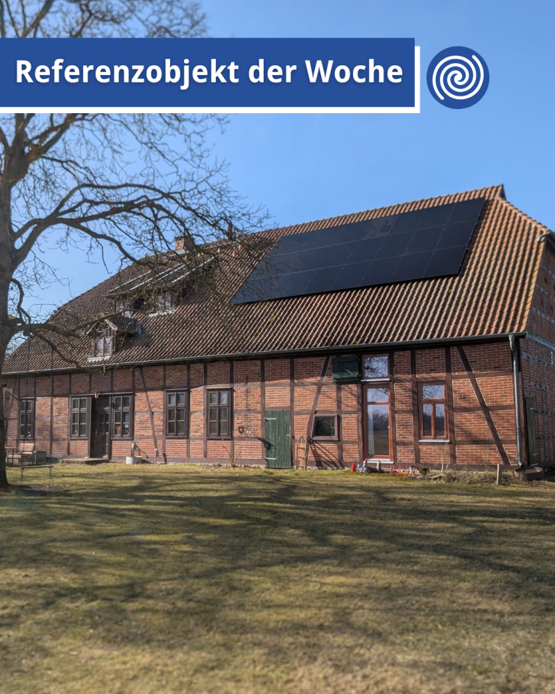 Wärmepumpe für ein Fachwerkhaus von 1870